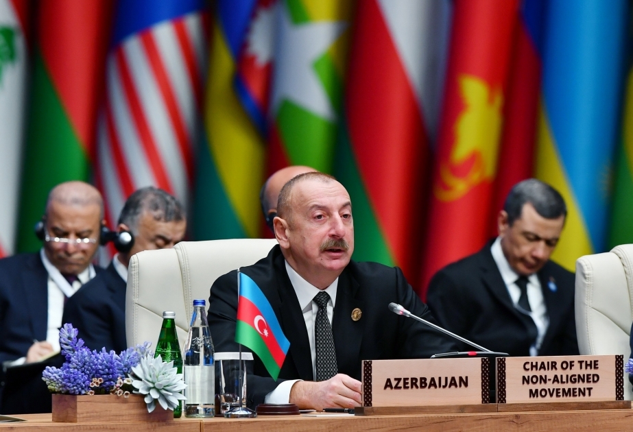 Le président Ilham Aliyev remercie les pays du MNA d’avoir soutenu la position juste de l’Azerbaïdjan