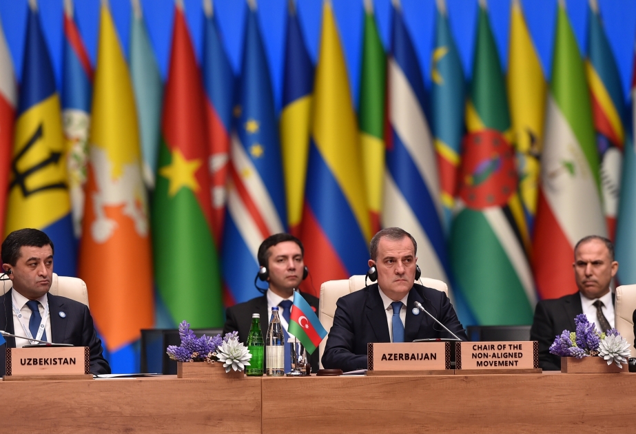Baku Summit of Non-Aligned Movement Contact Group continues its work with plenary sessions