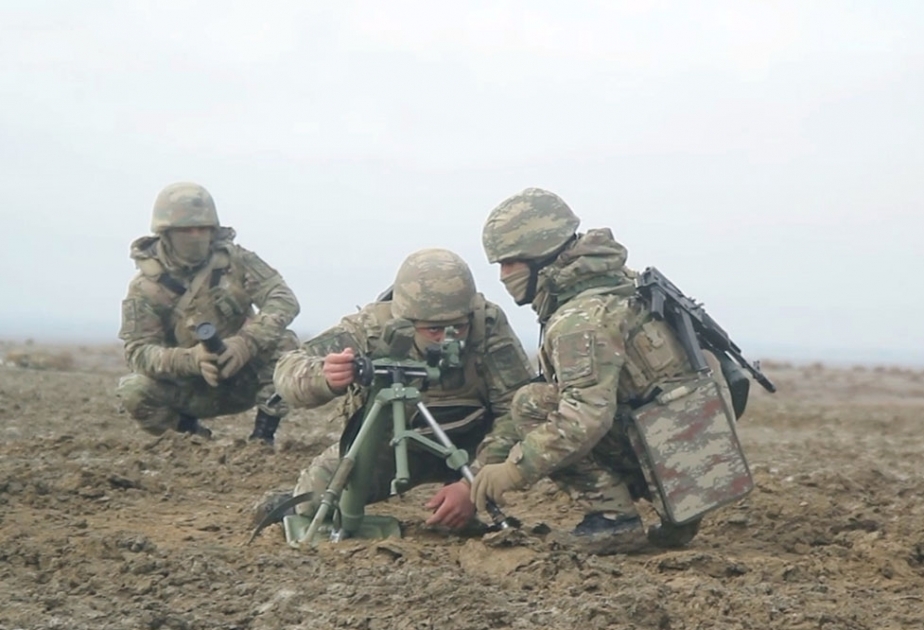 Combat training sessions of mortar units held, Defense Ministry