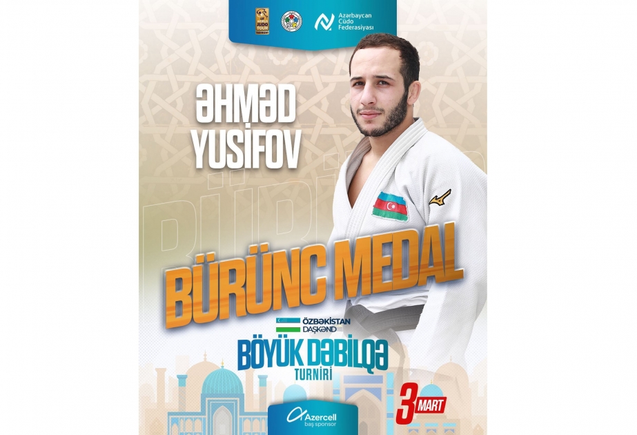 Cüdoçumuz Əhməd Yusifov “Böyük dəbilqə” turnirində bürünc medal qazanıb