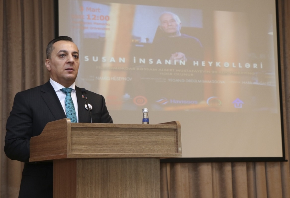“Susan insanın heykəlləri” – Albert Mustafayevin xatirəsi yad edilib
