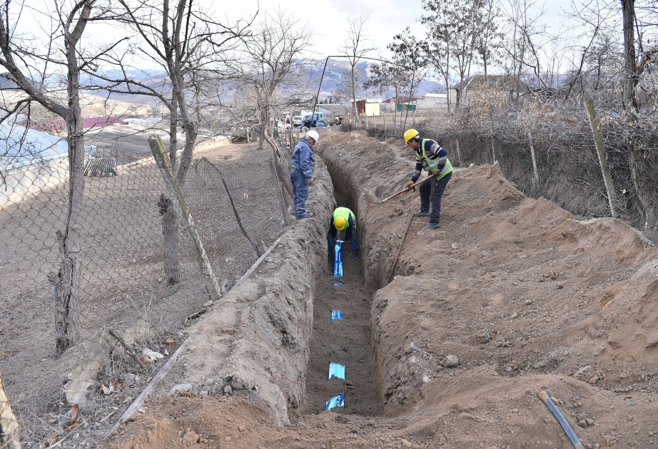 Tovuzun 7 sərhədyanı kəndinin içməli su təchizatı yaxşılaşdırılır