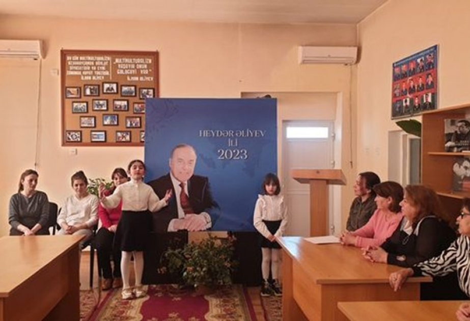 Bölgələrdə “Heydər Əliyev İli” ilə bağlı müxtəlif səpkili tədbirlər keçirilir
