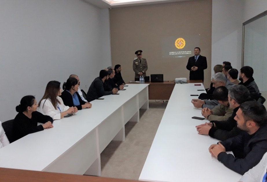 Vətəndaşlar fövqəladə hallarda davranış qaydaları barədə məlumatlandırılıblar
