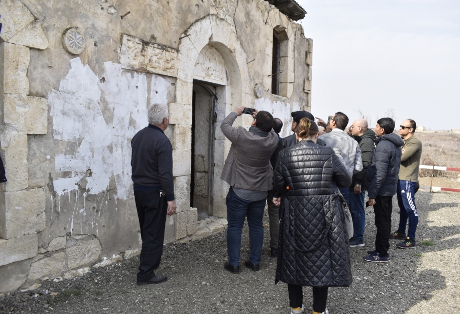Foreign media representatives eyewitness Armenian vandalism committed in Fuzuli