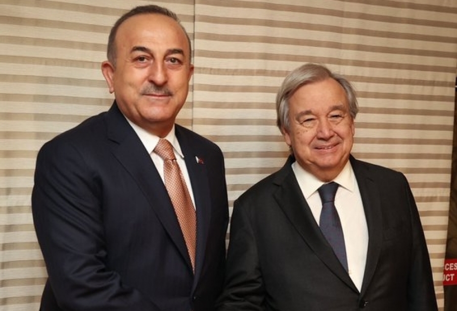 Mövlud Çavuşoğlu Antonio Quterreş ilə görüşüb