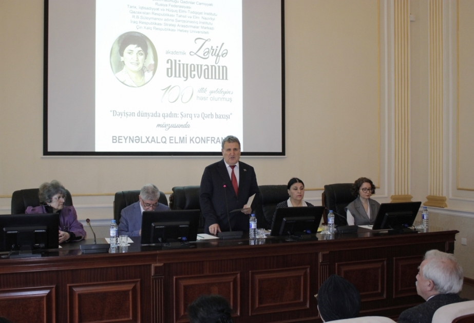 Akademik Zərifə Əliyevanın 100 illik yubileyinə həsr edilmiş beynəlxalq elmi konfrans keçirilir