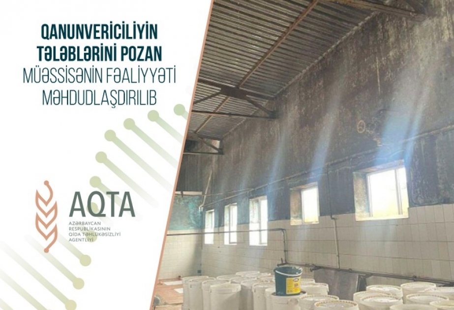 Novxanıda qanunvericiliyin tələblərini pozan müəssisənin fəaliyyəti məhdudlaşdırılıb