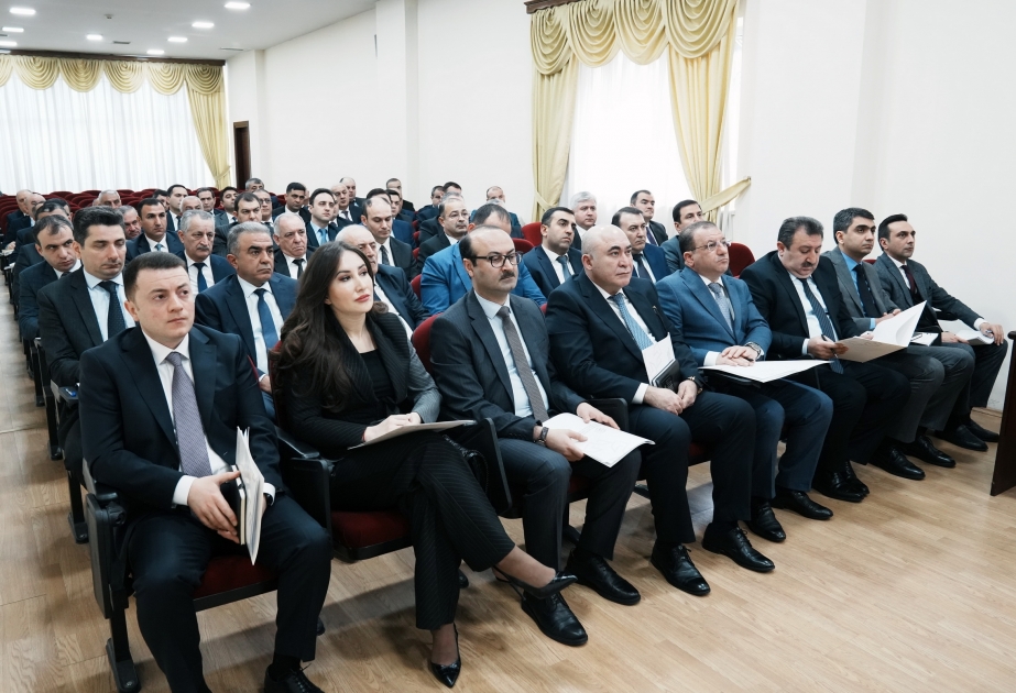 Əmlak Məsələləri Dövlət Xidmətinin ötənilki fəaliyyəti müzakirə olunub