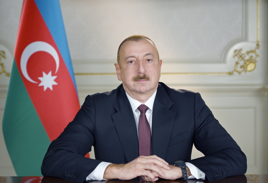 President Ilham Aliyev awards group of women for their fruitful activities in public life of Azerbaijan