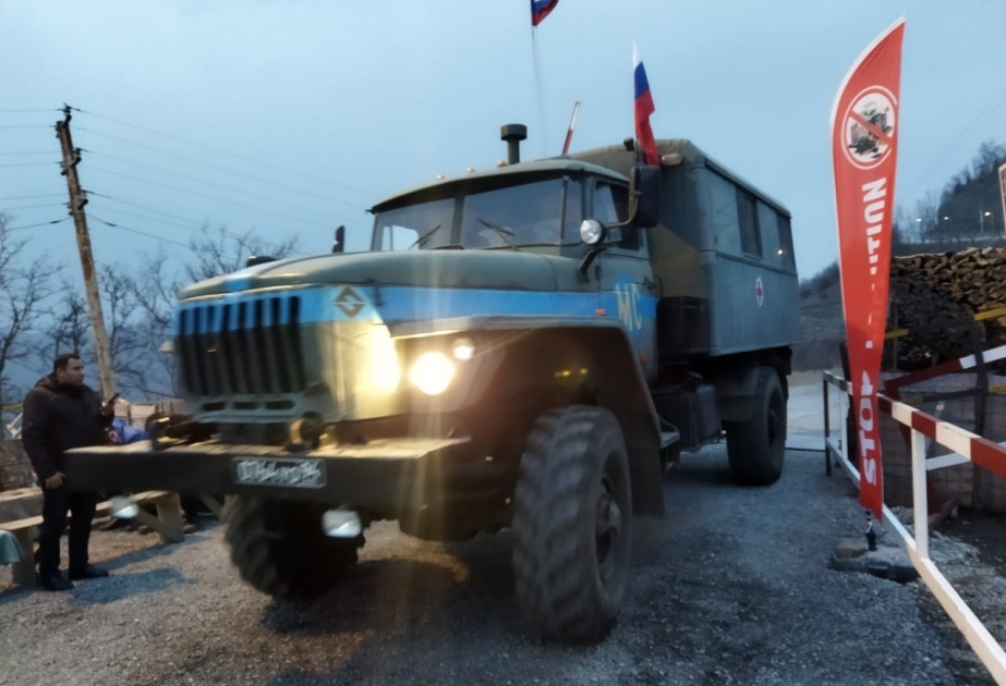 Lachin-Khankendi road: Russian peacekeepers’ vehicles passed freely through protest area
