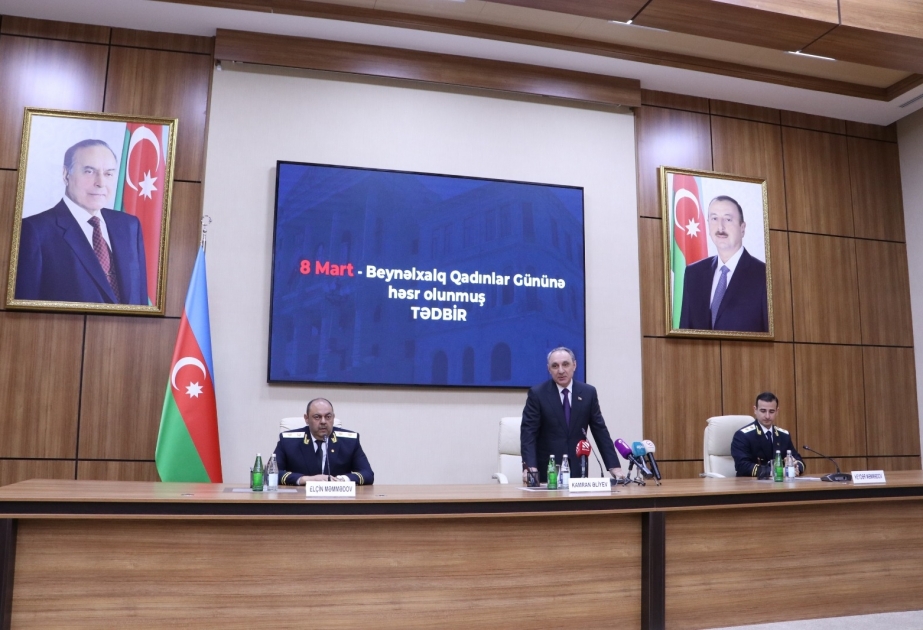 Baş Prokurorluqda Beynəlxalq Qadınlar Günü münasibətilə tədbir keçirilib