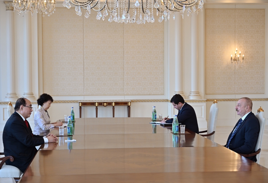 President Ilham Aliyev received Special Representative of Chinese Government on European Affairs VIDEO