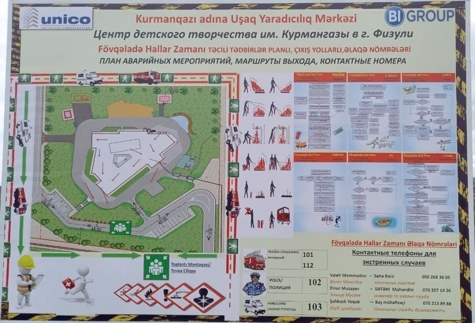Se coloca la primera piedra de la escuela de arte que construirá Kazajistán en el distrito azerbaiyano de Fuzuli