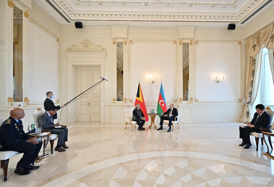 President Ilham Aliyev: The visit of President of Timor-Leste to Azerbaijan is an important step that will ensure the successful continuation of friendly relations