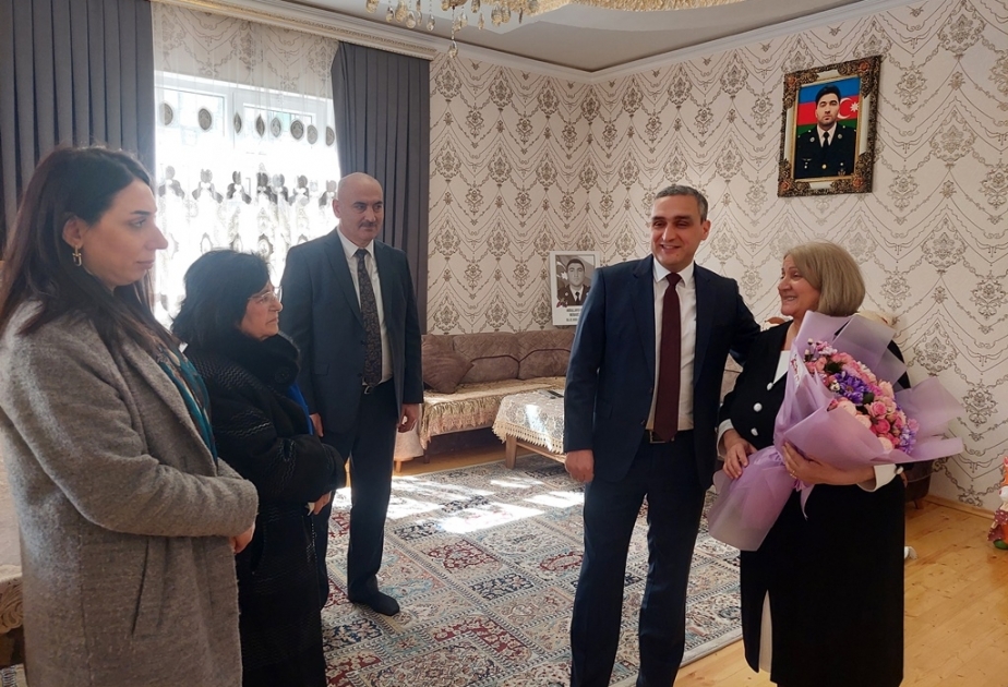 MDU-nun kollektivi şəhid ailələrini ziyarət edib