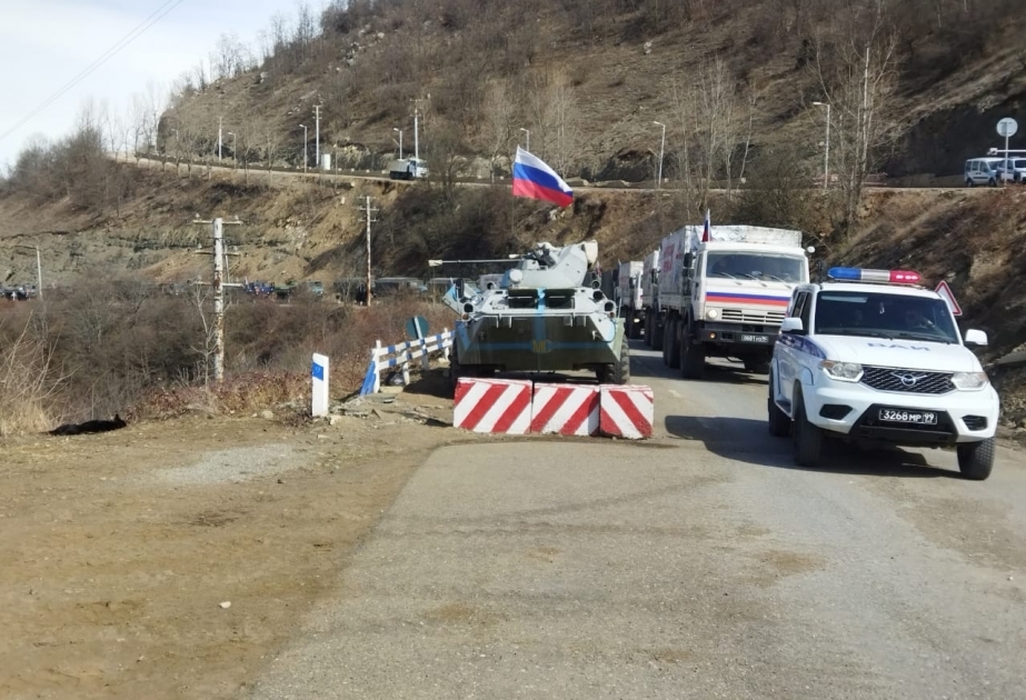 30 Russian peacekeepers’ vehicles move freely through protest area