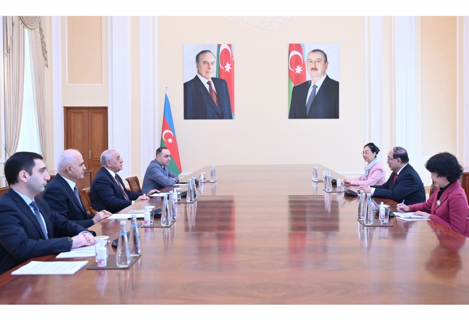 Премьер-министр Али Асадов встретился со специальным представителем Правительства Китая по европейским вопросам