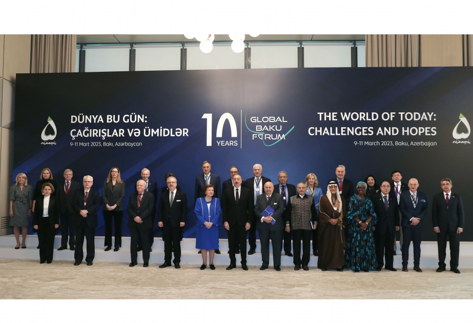10th Global Baku Forum on “The World of Today: Challenges and Hopes” gets underway  President Ilham Aliyev attended opening ceremony of the Forum VIDEO