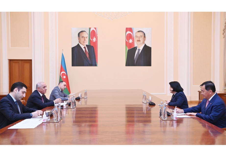 Primer Ministro de Azerbaiyán se reúne con la Vicepresidenta de la Asamblea Nacional de Camboya
