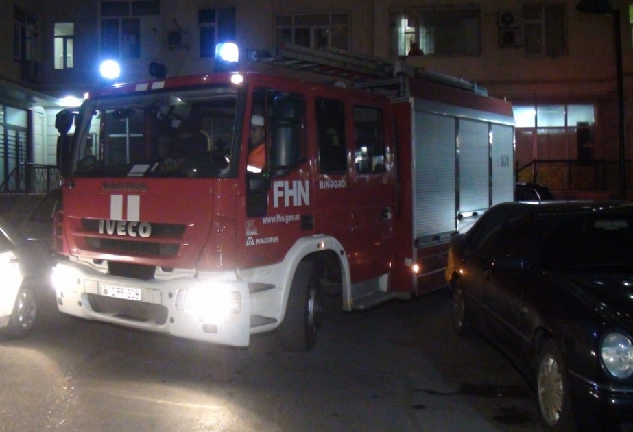 FHN yaşayış massivində şərti yanğın təlimi keçirib VİDEO