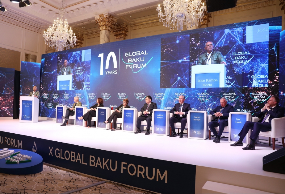X Qlobal Bakı Forumunda meqatəhdidlər - iqlim, qida və nüvə təhlükəsizliyi məsələləri müzakirə olunub
