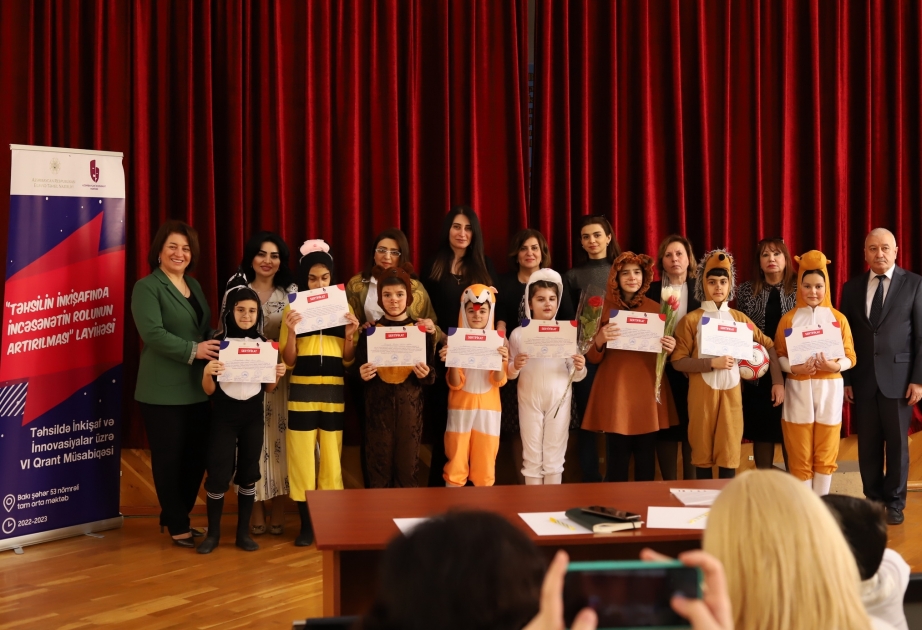 “Təhsilin inkişafında incəsənətin rolunun artırılması” layihəsi başa çatıb