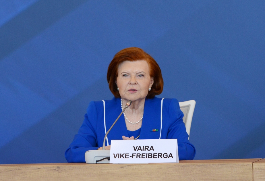 Вайра Вике-Фрейберга: Убедительная сила и значимость Бакинского форума с каждым годом возрастают