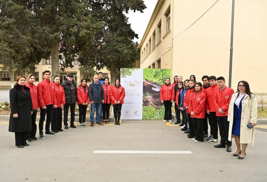 Ulu Öndər Heydər Əliyevin 100 illik yubileyi ilə əlaqədar ağacəkmə kampaniyasına start verilib