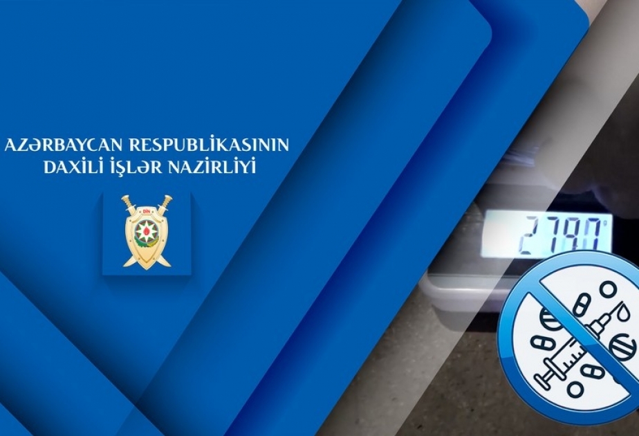 DİN: 9,3 kiloqram narkotik vasitə aşkarlanaraq götürülüb
