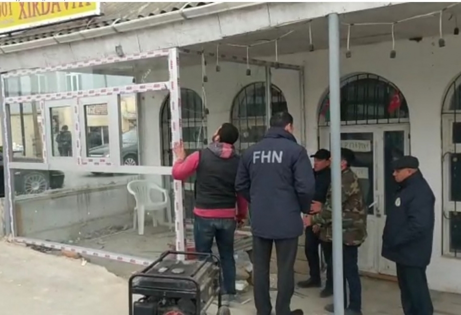 FHN paytaxtın üç rayonunda qanunsuz tikintilərin qarşısını alıb VİDEO