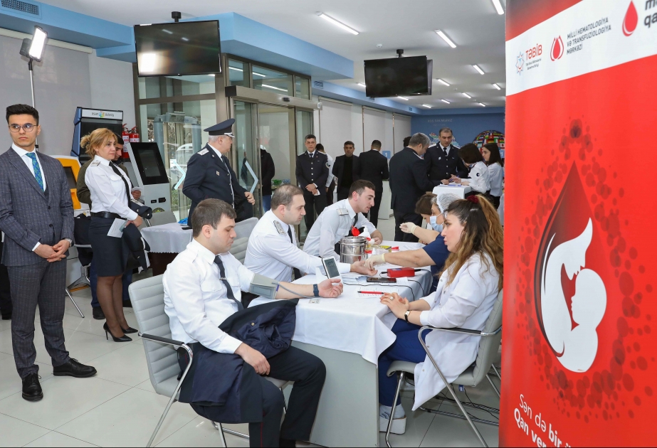 Dövlət Miqrasiya Xidmətinin qanvermə aksiyasında 70-ə yaxın əməkdaşı iştirak edib