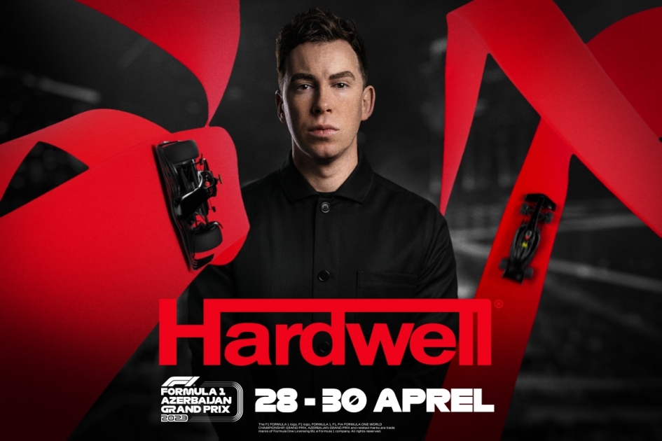 Hardwell, superestrella mundial de la música dance, actuará en el Gran Premio de Azerbaiyán 2023 de F1