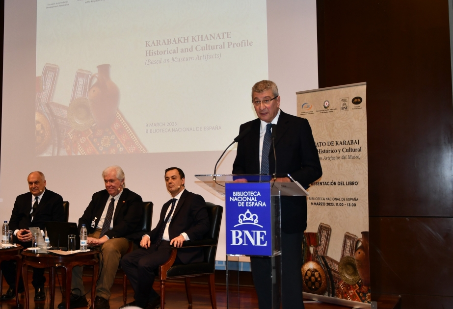 İspaniya Milli Kitabxanasında Qarabağ xanlığının tarixi və mədəni irsi haqqında kitab təqdim edilib