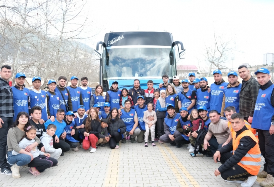 Azərbaycan könüllüləri Türkiyədəki fəaliyyətlərini yekunlaşdırıblar