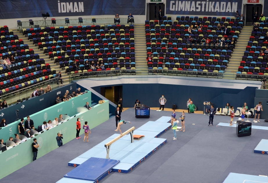 Bakıda idman gimnastikası üzrə dünya kuboku yarışları sona yaxınlaşır