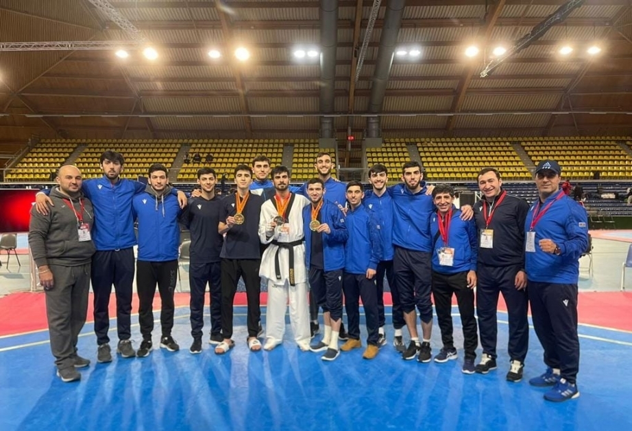 Azerbaijani fighters win two golds on Day 1 of Dutch Open Taekwondo Championships