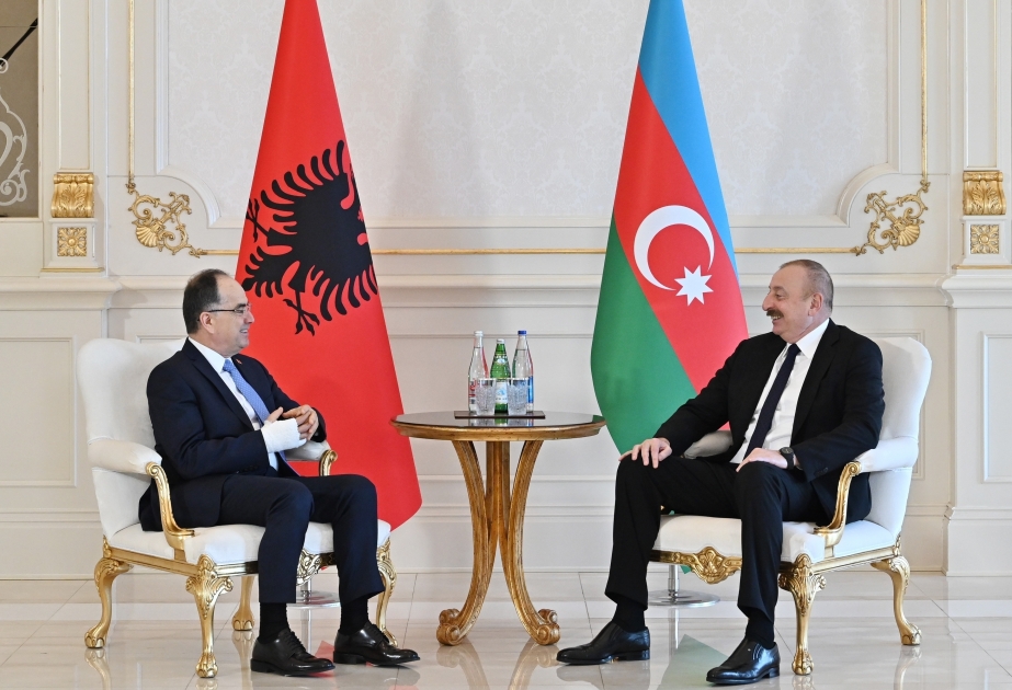 El Presidente de Azerbaiyán se reunió con el Presidente de Albania