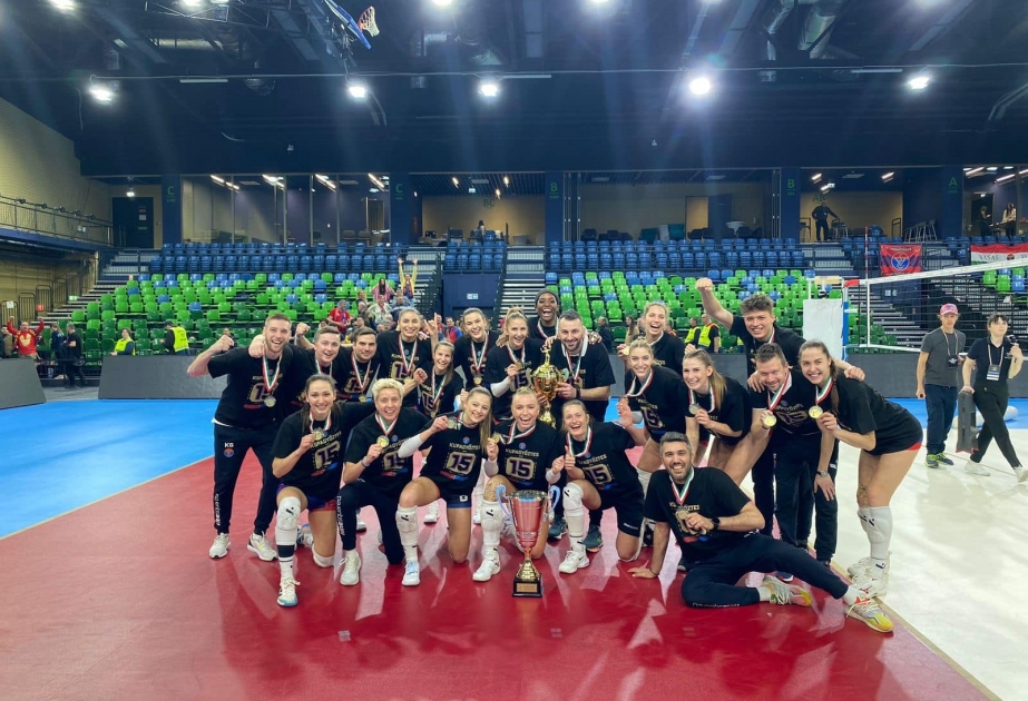 Azərbaycan voleybolçusu üçüncü dəfə Macarıstan kuboku yarışlarının qalibi olub