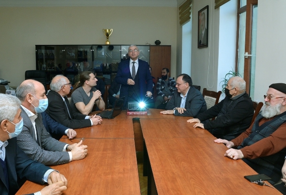 Arxeologiya, Etnoqrafiya və Antropologiya İnstitutunda isveçrəli arxeoloqun məruzəsi dinlənilib