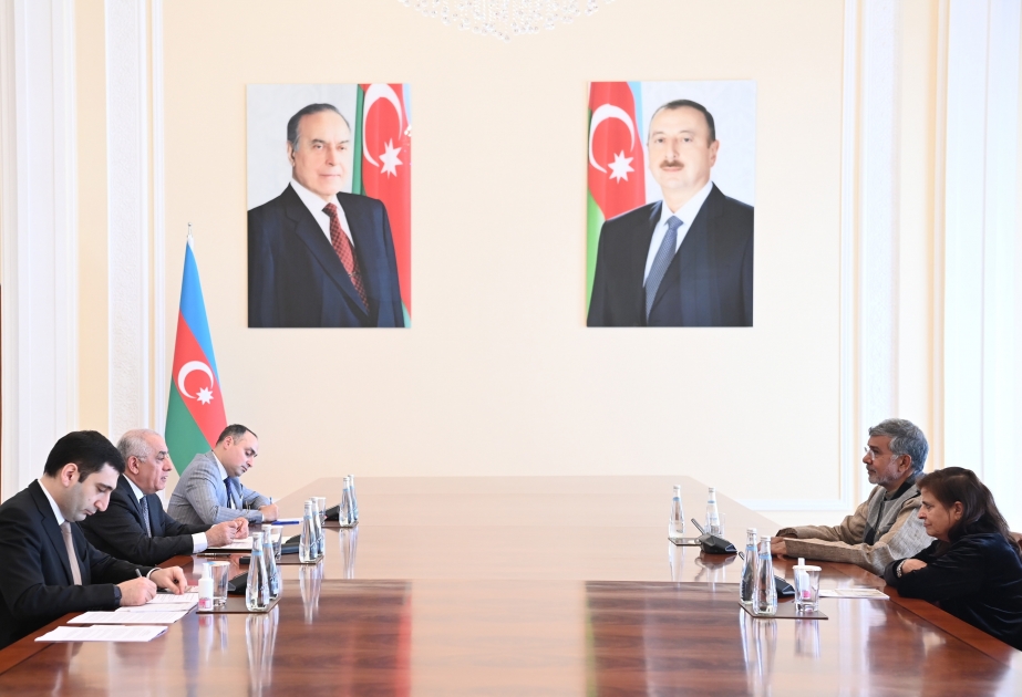 Azerbaijani Prime Minister meets with Nobel Peace Prize laureate