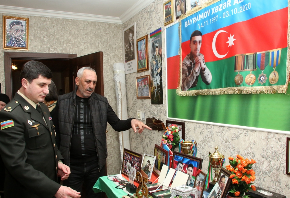Şəhid ailələri ziyarət olunur