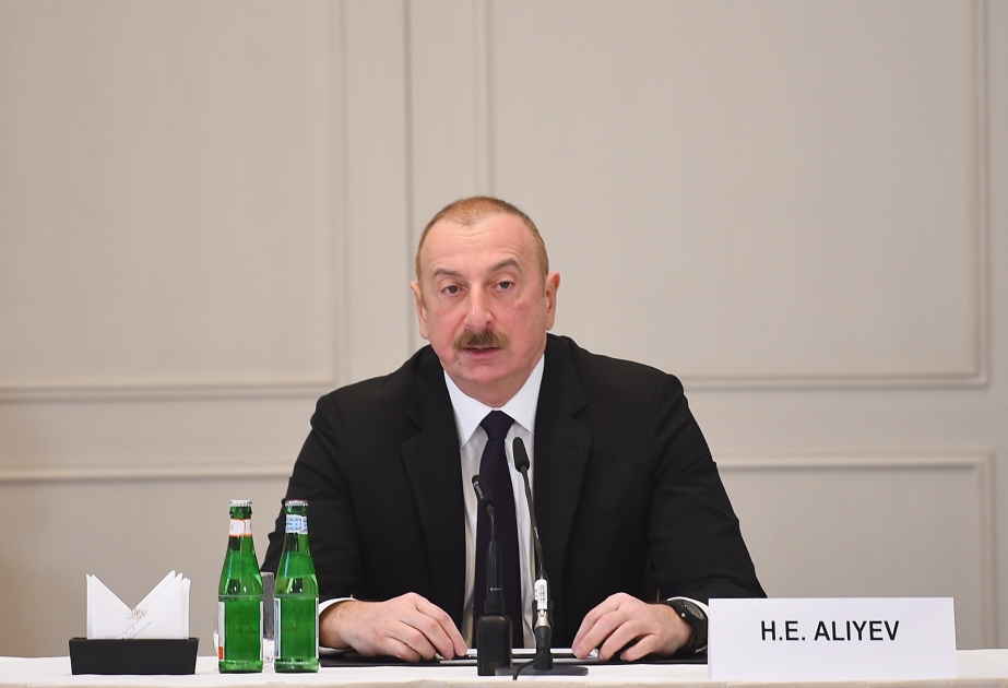 Präsident Ilham Aliyev: Wir beliefern viele europäische Länder mit Öl, Ölprodukten und Petrochemikalien