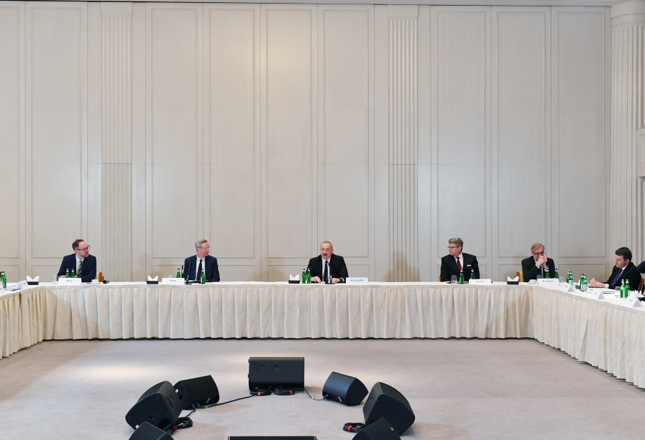 Präsident Ilham Aliyev: Wir haben bereits eine recht gut diversifizierte Geographie unserer Gasversorgung