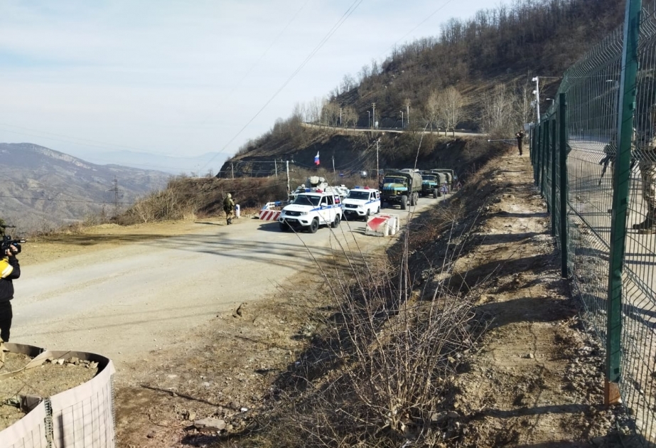 Sülhməramlıların daha 17 avtomobili Laçın istiqamətinə gedib