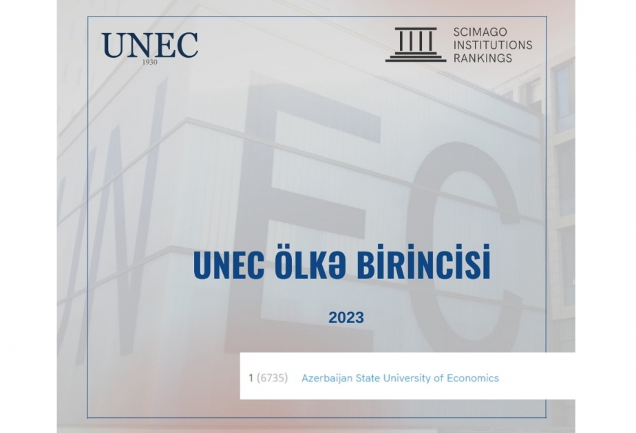 UNEC - “SCimago” reytinqində Azərbaycan birincisi