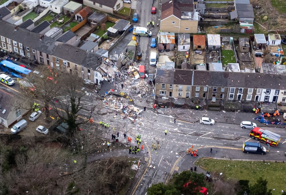 Gasexplosion in Wales: Ein Toter, mehrere Verletzte