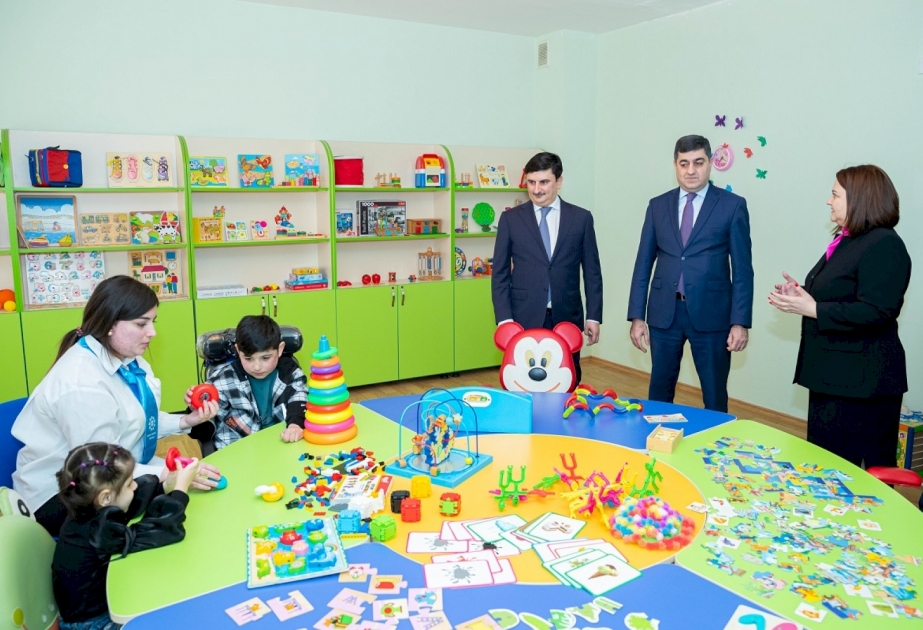 18 yaşınadək əlilliyi olan şəxslər üçün yeni günərzi qayğı mərkəzi açılıb
