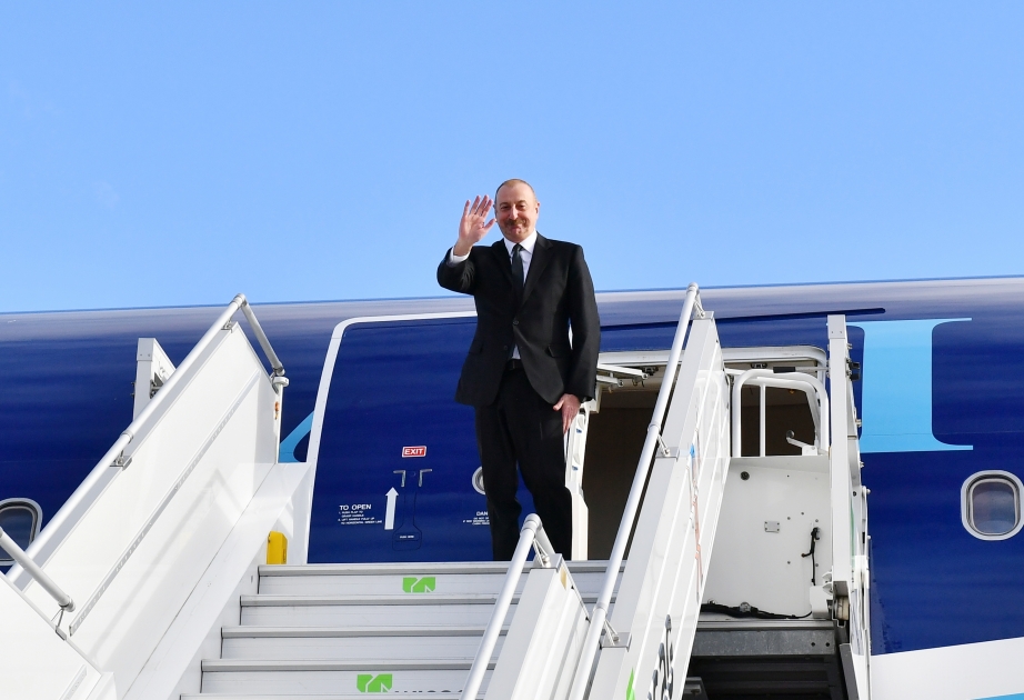 Präsident Ilham Aliyev beendet seinen Arbeitsbesuch in Deutschland VIDEO