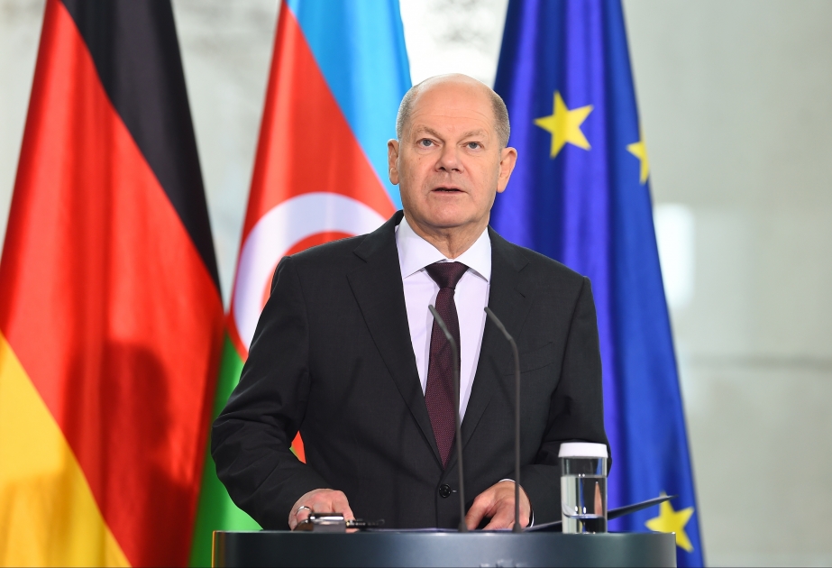 Bundeskanzler Olaf Scholz: “Es besteht Einigkeit, den Konflikt friedlich beilegen zu wollen“